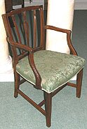 Hepplewhite Elbow Carvers Chair