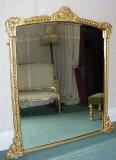 large victorian overmantel gilded frame